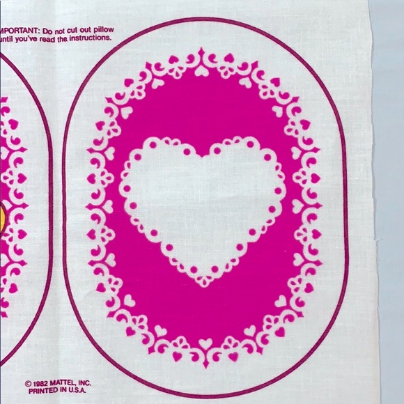 SET 2 ❤️ BARBIE 1982 You Make DOLL Ornament Pillow Collector Mattel Vintage Sew - Picture 3 of 12